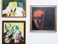 Carlo Gajani: - Portraits: Franco Bartoli, 1966; Massimo Facchini, 1967 & Self-portrait, 1966