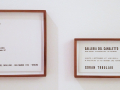 Goran Trbuljak: Invitation & Catalogue's cover for the exhibition at the Galleria del Cavallino