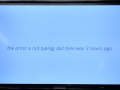 Guido Segni: The artist is typing