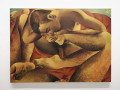 Louis Fratino: Kissing my Foot, 2024, oil on canvas 
