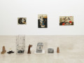 Xian Kim: object 386-388, 2025, acrylic on canvas & Xiangyu He, Untitled, 2025