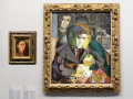 Diego Rivera: Retrato de Ramón Gómez de la Serna, 1915, oil on canvas &  Frida Kahlo: Diego y Yi, 1949, oil on Masonite