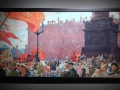 Boris Kustodiev: Celebration in honor of the 2nd Congress of the Comintern in Uritsky square, 1921