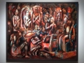 Pavel Filonov: Feast of Kings, 1912-13