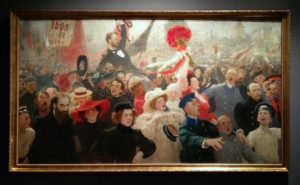 Il'ja Repin: 17 October 1905, 1907, oil n canvas, 184 x 323 cm